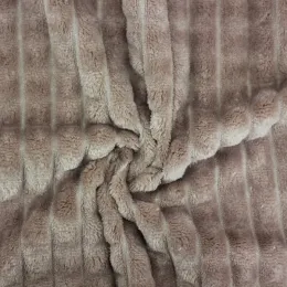 Трикотажное полотно Велсофт полоски (серый)