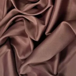 Ткань плательно-блузочная   Шёлк Армани (коричневый)