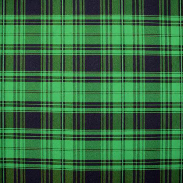 Ткань костюмная  Пикачо клетка (зеленый) купить оптом в Беларуси