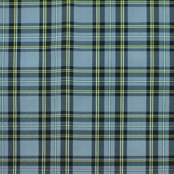 Ткань костюмная  Пикачо клетка (голубой) купить оптом в Беларуси