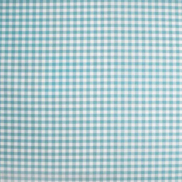 Ткань костюмная  Габардин клетка (голубой) купить оптом в Беларуси