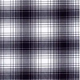 Ткань костюмная  Габардин клетка 2 (темно-синий)