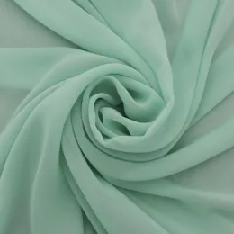 Ткань плательно-блузочная   Шифон мятный